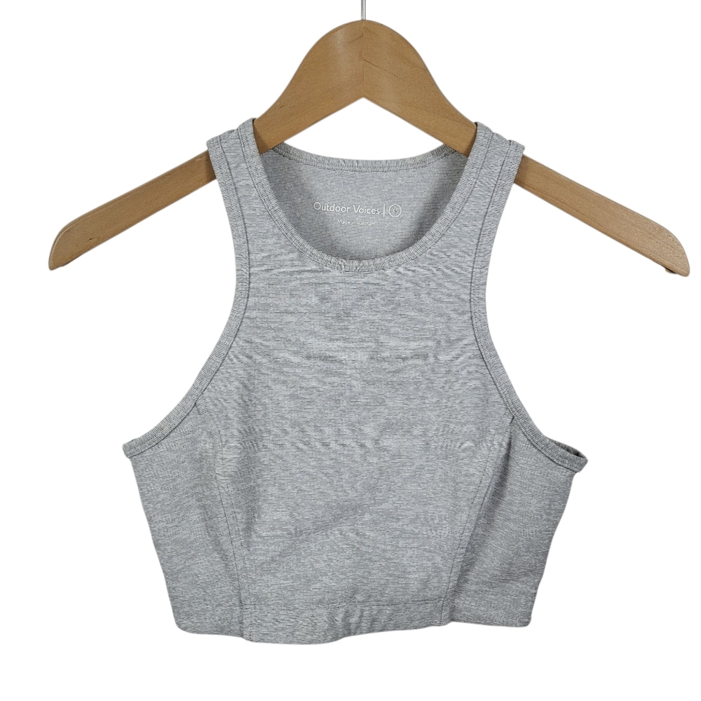 Outdoor Voices Sports Bra Size Small Gray